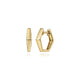 Geometric Huggie Earrings