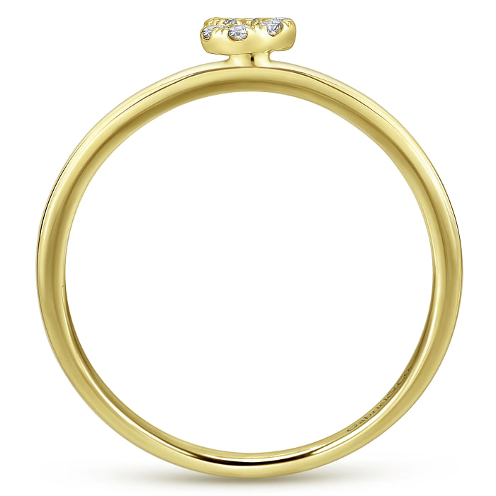 Diamond 'S' Initial Ring