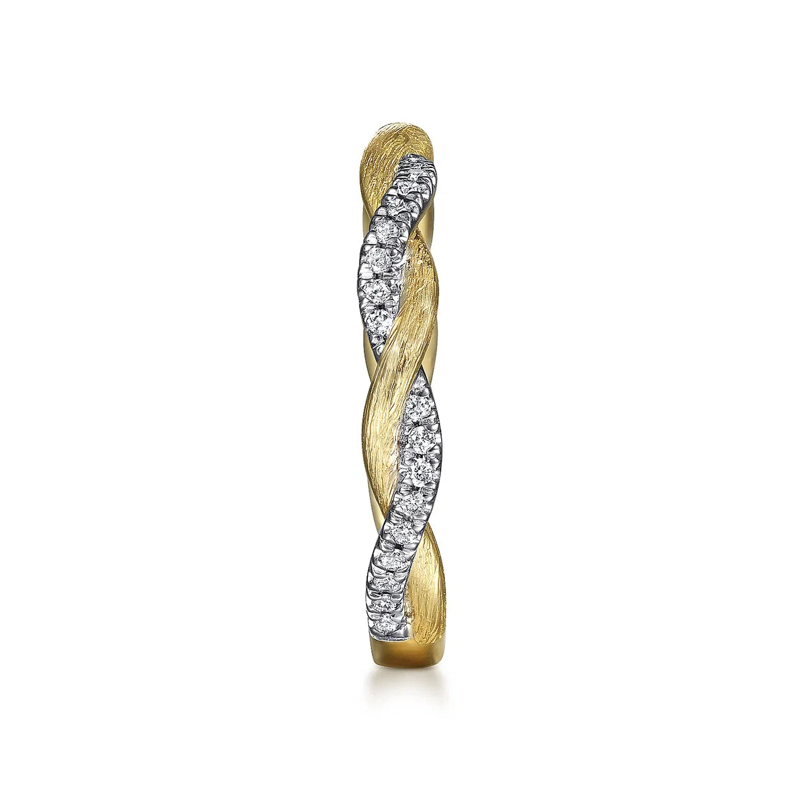 Twisted Two-Tone Ring