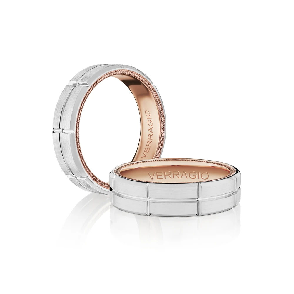Verragio VW-6026 men's wedding band, profile view