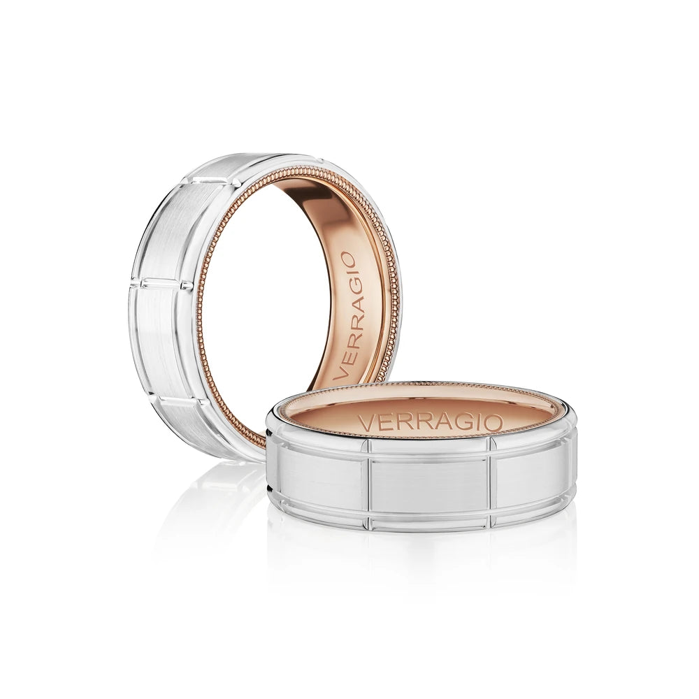 Verragio VW-7011 men's wedding band, profile view