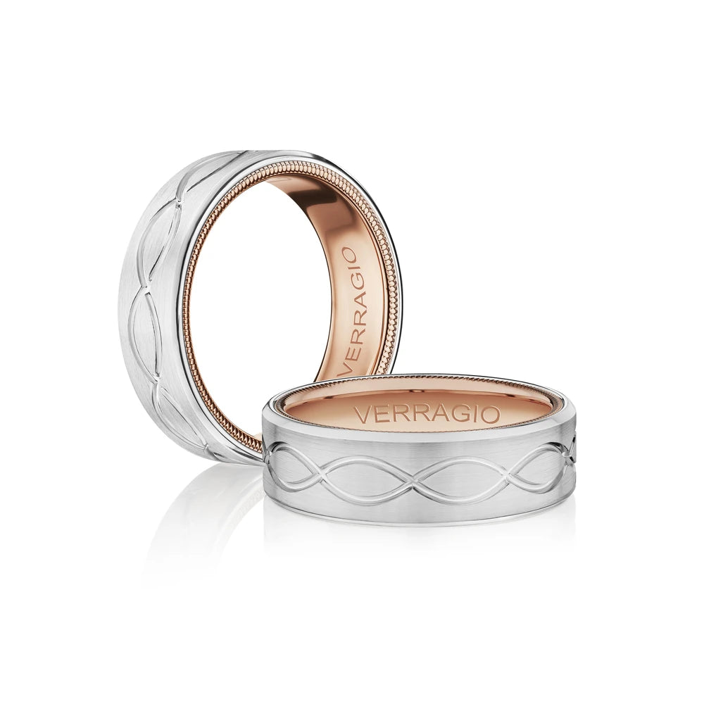 Verragio VW-7013 men's wedding band, profile view