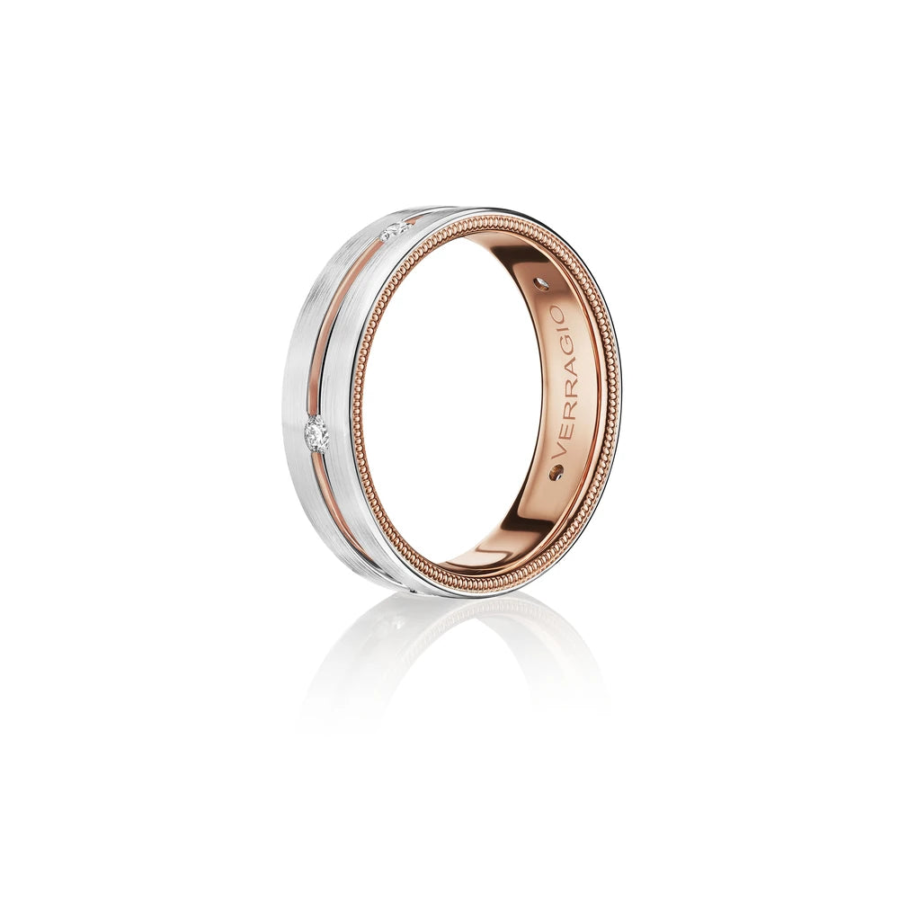 Verragio VWD-6921 men's diamond wedding band, angled view