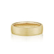 Verragio VW-6024 men's 14K yellow gold satin wedding band, 6mm