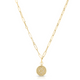Venetian Princess Small Diamond Medallion Necklace