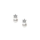 Akoya Cultured Pearl and Diamond Star Earrings