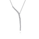 White Gold Diamond Y Necklace
