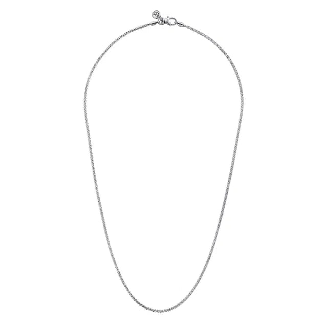 Men's Sterling Silver 22" Men's Wheat Chain