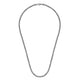 Men's Sterling Silver Solid 22" Round Box Chain Necklace