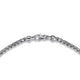 Men's Sterling Silver Solid 22" Round Box Chain Necklace