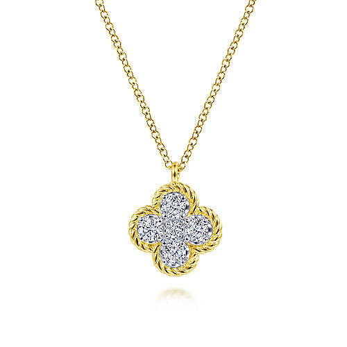 Diamond Clover Necklace