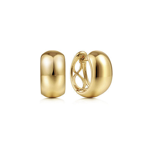 Gold Huggie Earrings