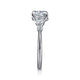 Nilla White Gold Round Diamond Engagement Ring Setting