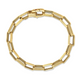 Chain Alternating Rectangular Link Bracelet