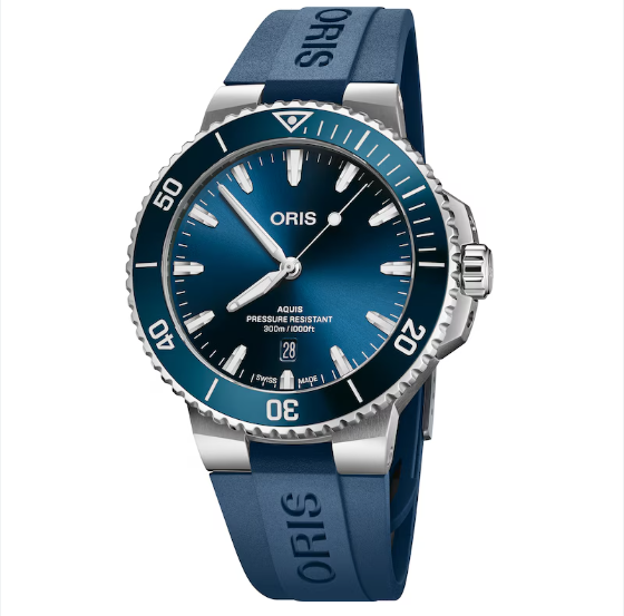 Blue Aquis Date Watch