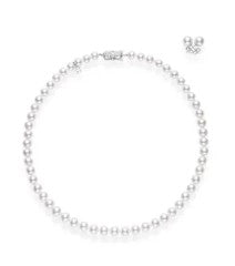 Pearl Necklace & Earring Gift Set