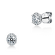 Ellipse Diamond Stud Earrings