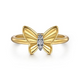 Yellow Gold Diamond Butterfly Ring