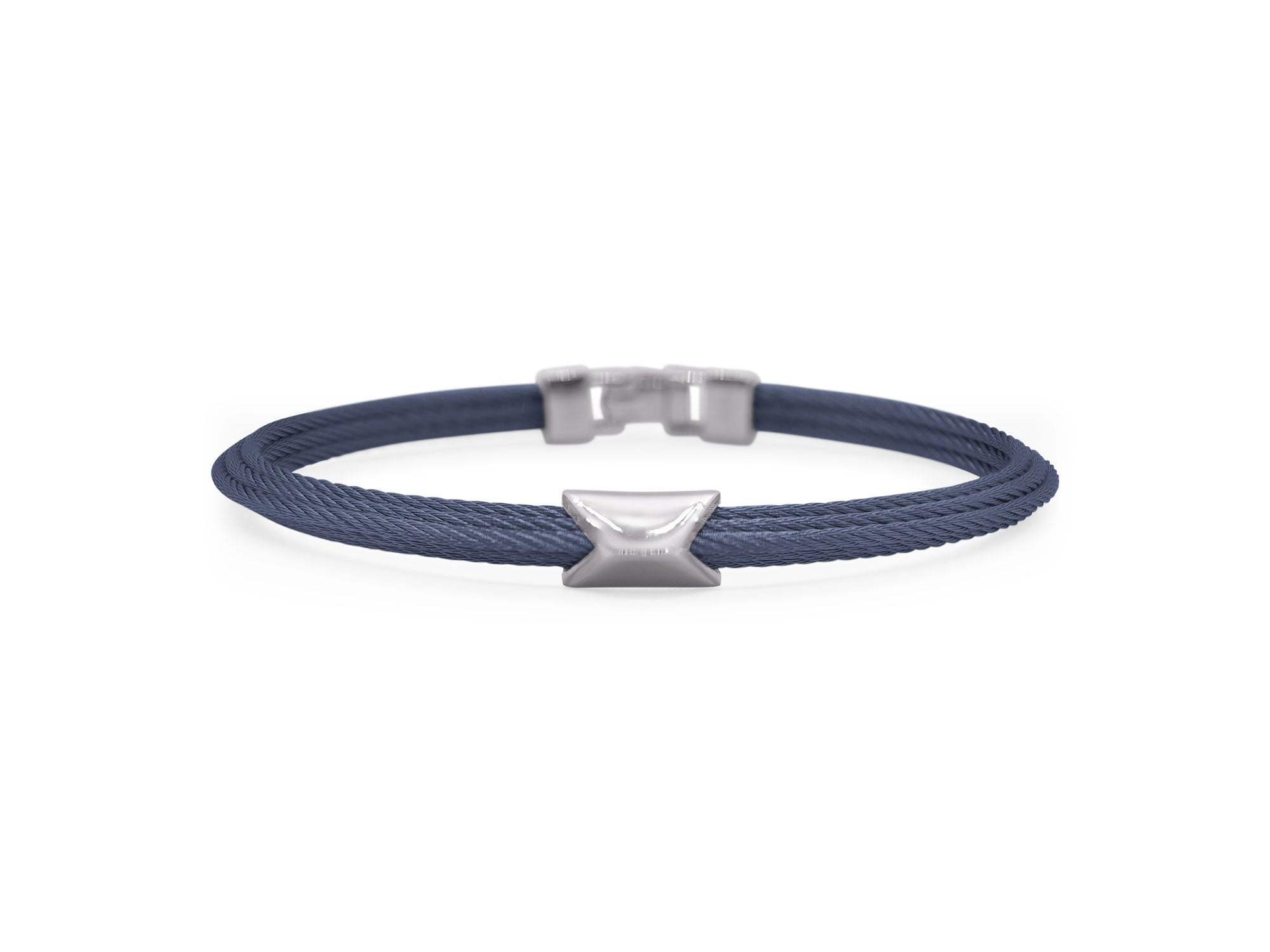 Men's Blueberry Cable Triangle Station Edge Bracelet – Murphy Jewelers