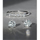 Hearts On Fire Diamond Stud Earrings on model