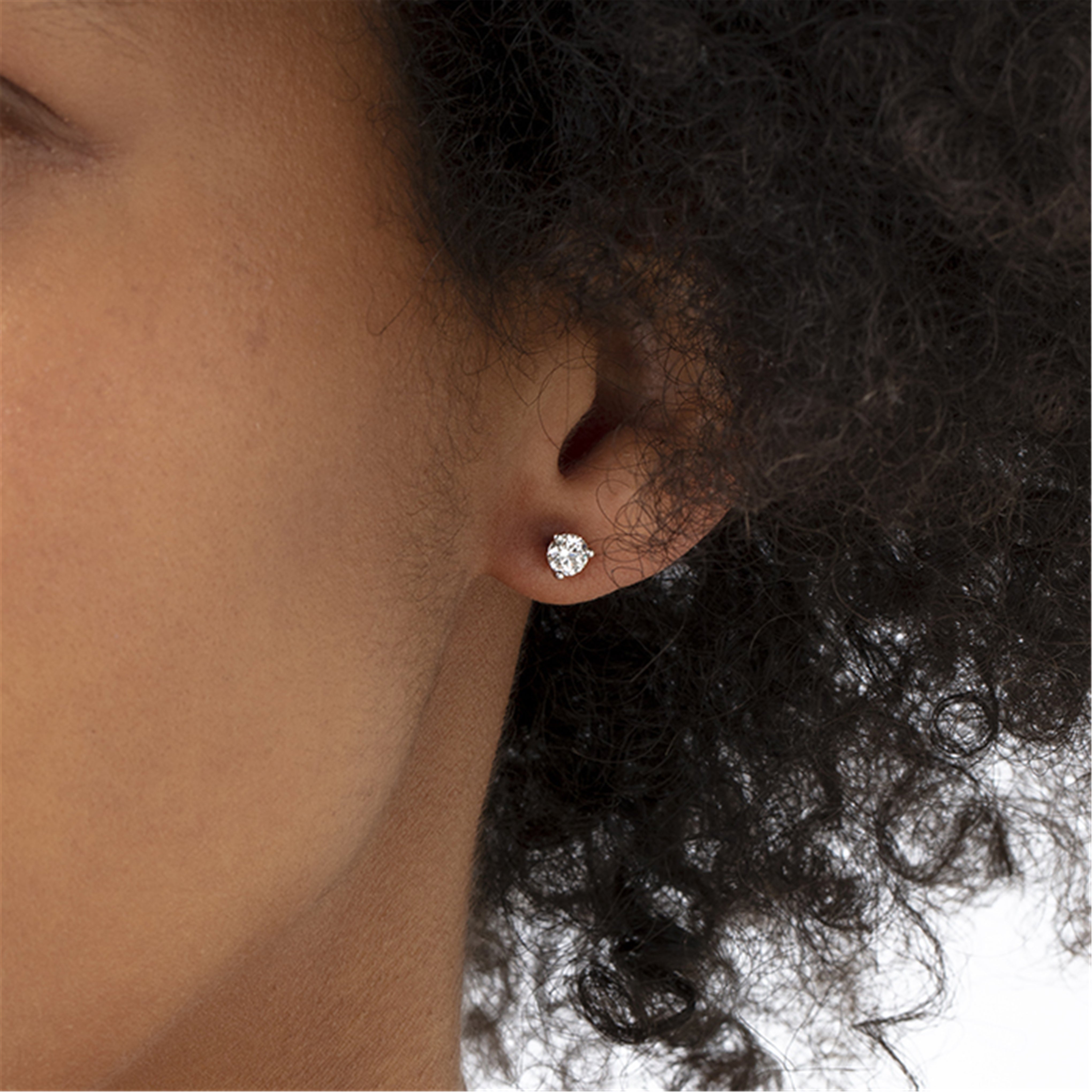 Hearts On Fire Stud Earrings, 0.50 ctw