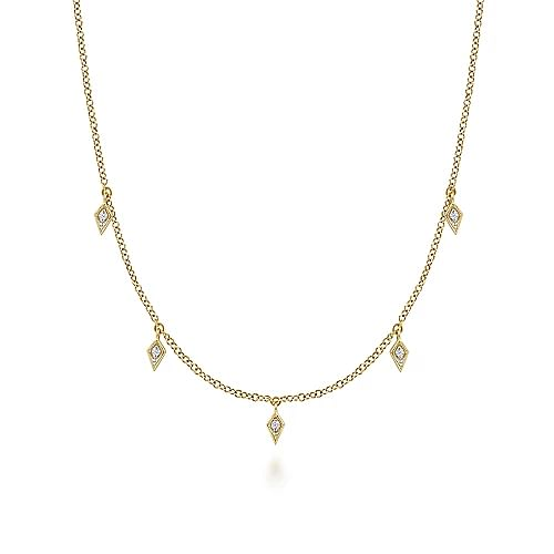 Diamond Kite Drop Necklace