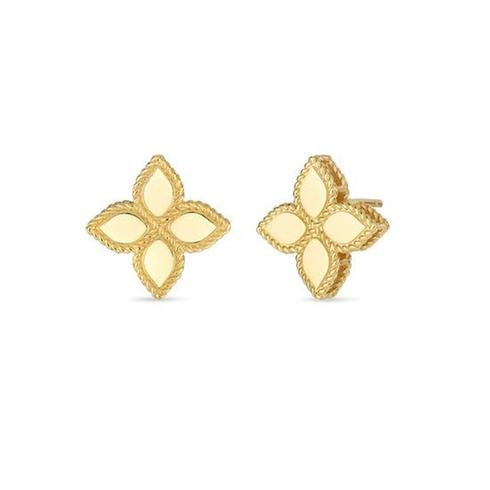 Princess Flower Medium Stud Earrings