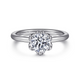 Six-Prong Solitaire Engagement Ring