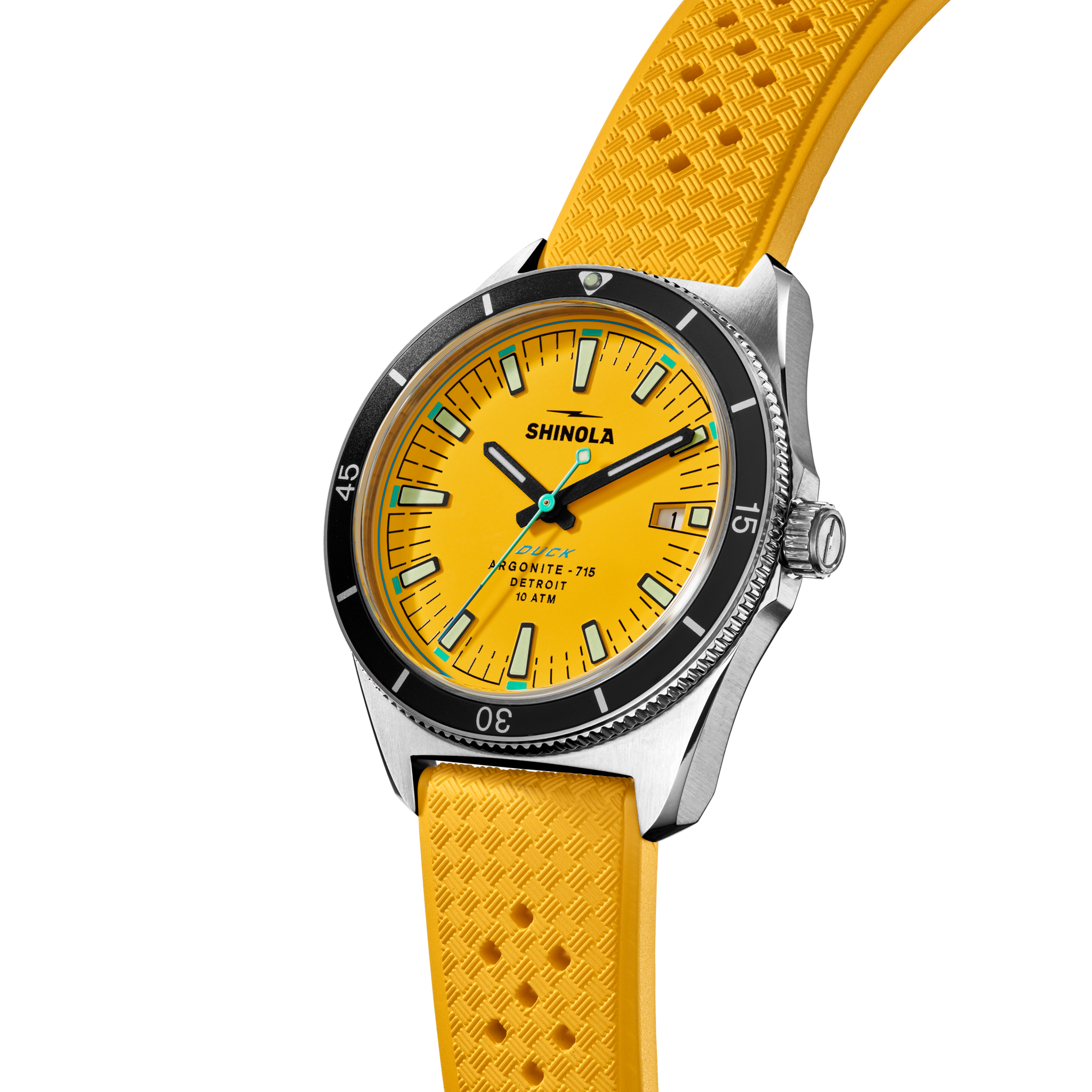 Duck Canary Yellow 3HD 40MM Watch - side