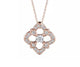 Victorian Diamond Pendant With Diamond Center