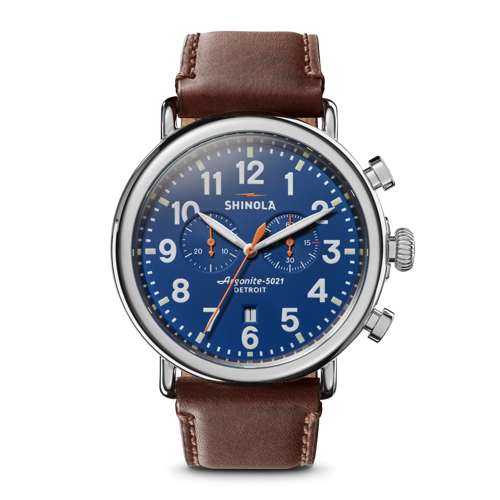 Runwell 47mm Chronograph Watch