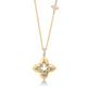 Venetian Princess Cabochon Diamond Flower Necklace