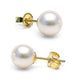 Akoya Cultured 6-6.5mm A Pearl Stud Earrings