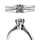 Serenity Solitaire Engagement Ring 0.73 CTW