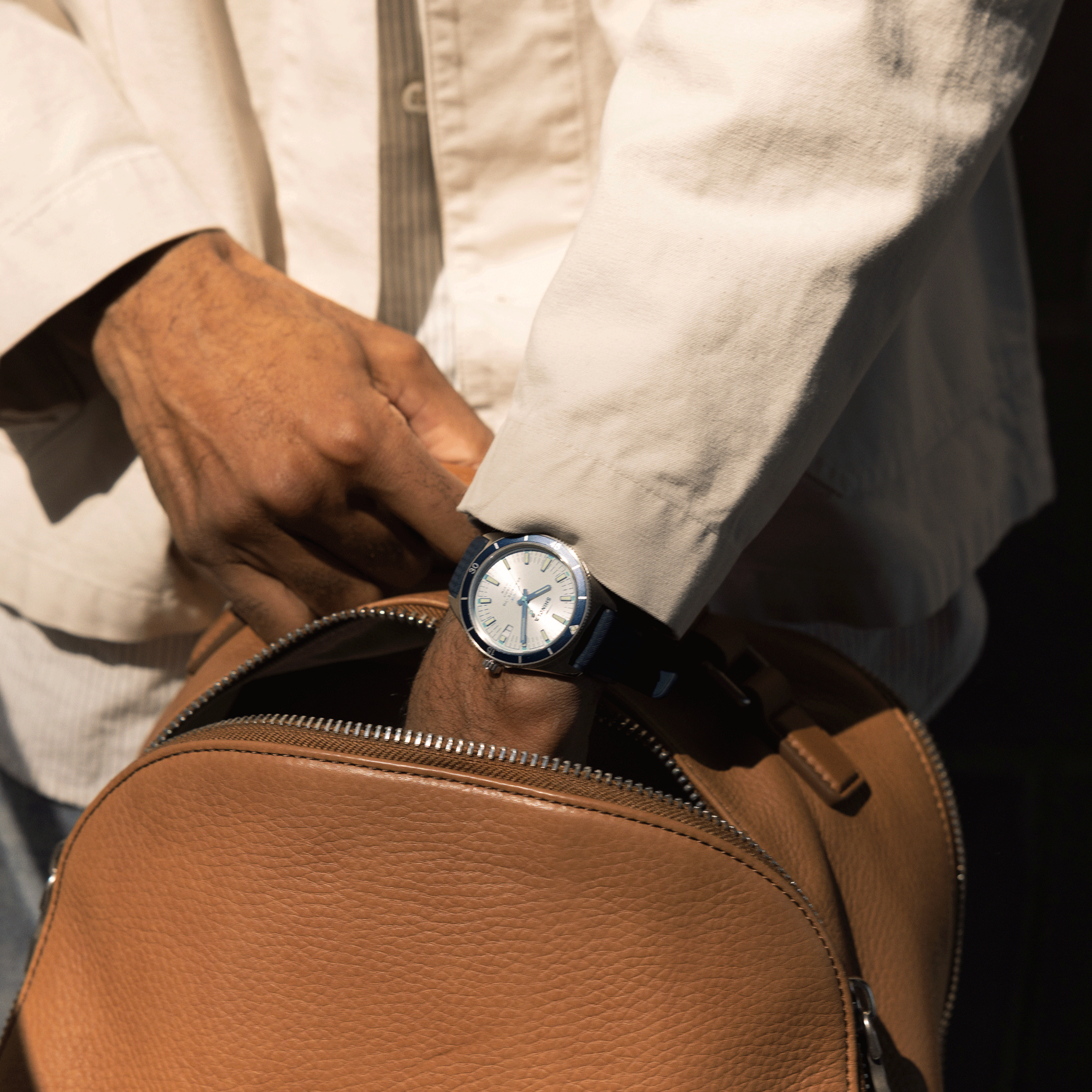 Duck 3HD 40mm Watch, Alabaster Dial - lifestyle