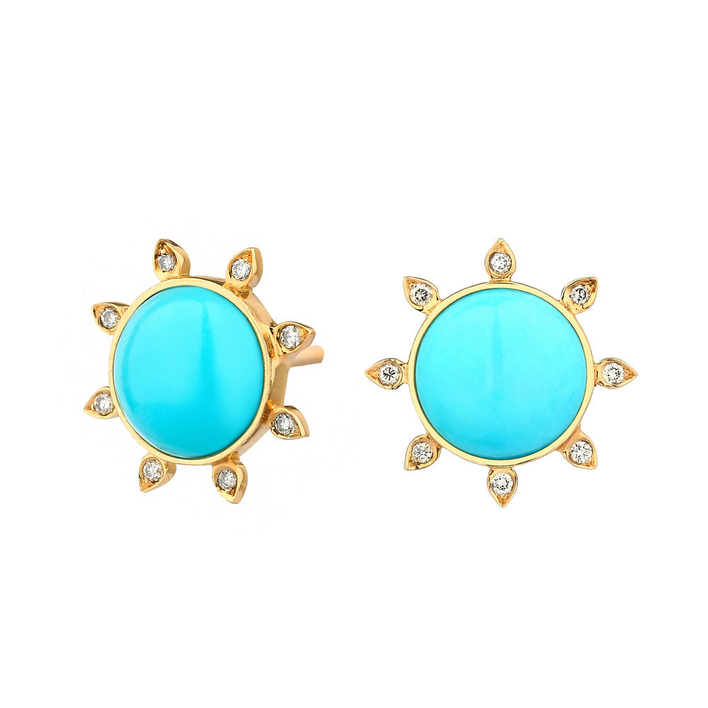 Colored Stone Earring