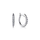 Diamond Huggie Hoop Earrings
