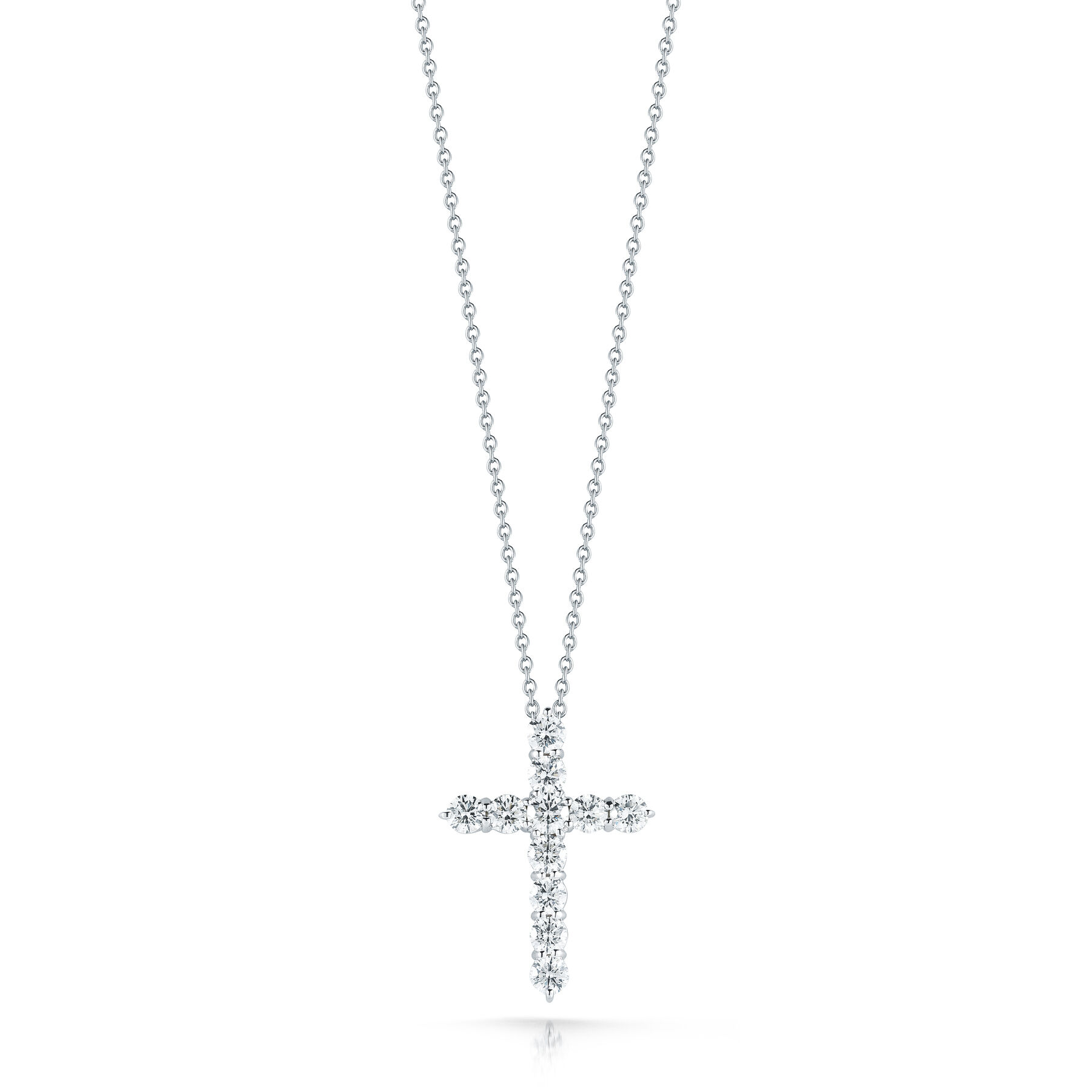 Tiny Treasures Large Diamond Cross Necklace
