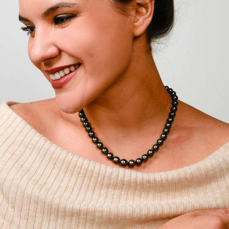 Special Edition Multi Black South Sea Cultured Pearl Necklace