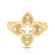Venetian Princess Diamond & Satin Finish Flower Ring