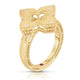 Venetian Princess Diamond & Satin Finish Flower Ring