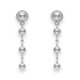 White Gold Akoya Pearl and Diamond Drop Earrings