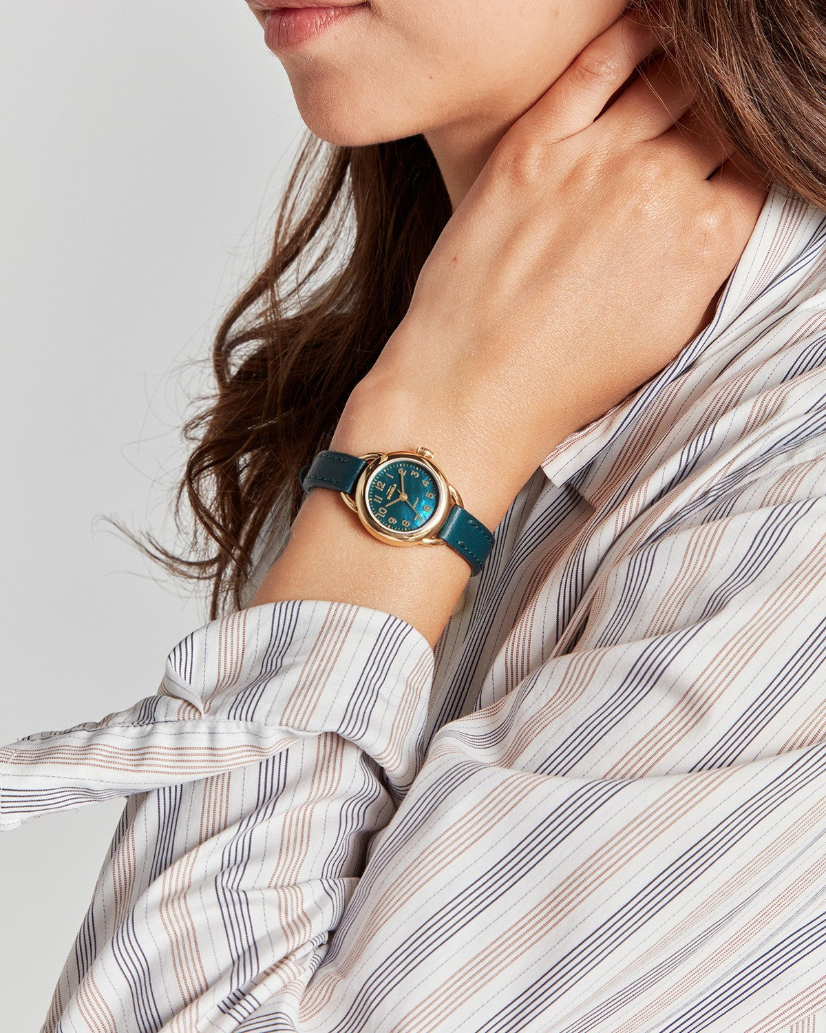 Runabout 25mm Watch, Emerald Mother-of-Pearl Dial - lifestyle
