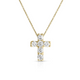 Tiny Treasures Square Set Diamond Cross