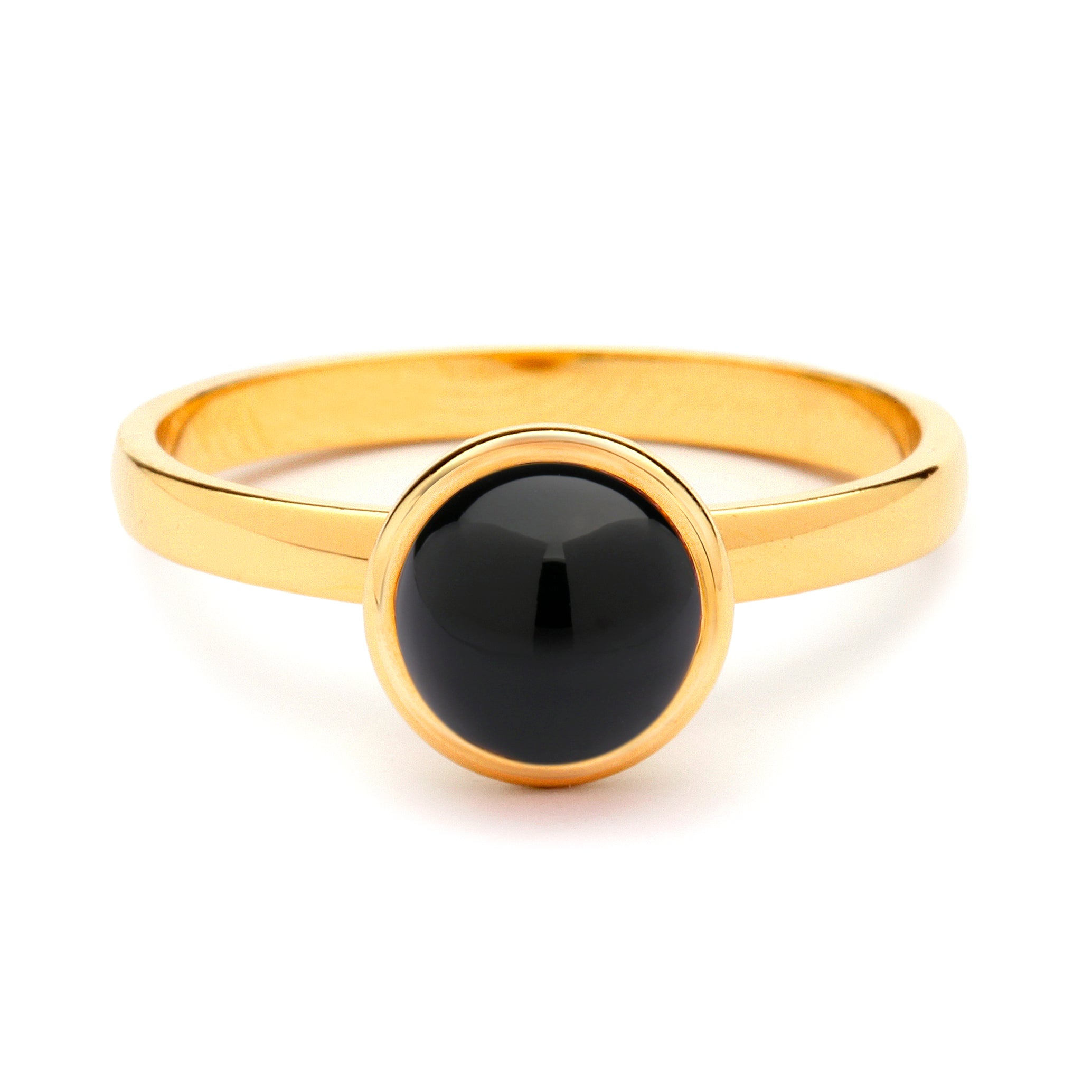 Candy Small Stacking Black Onyx Baubles Ring