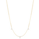 Diamonds By The Inch Three Station Flower Necklace