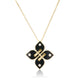 Love In Verona Diamond And Enamel Flower Necklace