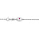 Tiare Diamond And Rubellite Flower Necklace