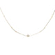 Diamonds By The Inch White Enamel Bar And Bezel Station Necklace