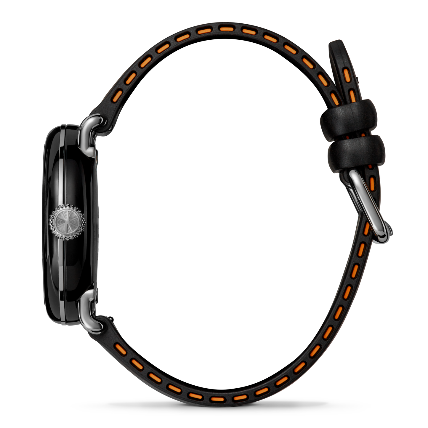 Black Resin and Stainless Steel 41MM Detrola Watch.